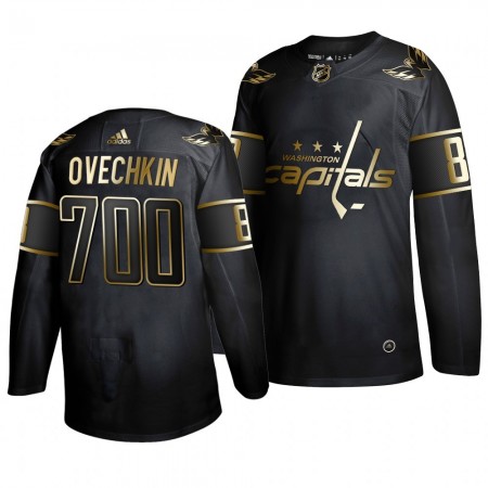 Dresovi Washington Capitals Alexander Ovechkin 700 Goals Adidas 2019-2020 Crna Golden Edition Authentic - Muške Dresovi Washington Capitals Alexander Ovechkin 700 Goals Adidas 2019-2020 Crna Golden Edition Authentic - Muške